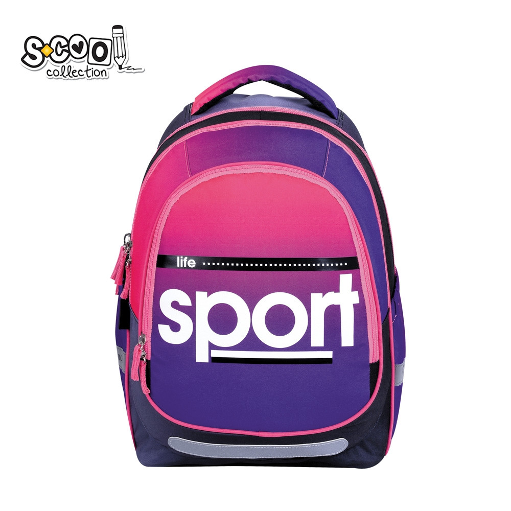 Ghiozdan elevi LIGHT SPORT, compartimentat, depozitare 19.5 litri, 41x28x17 cm - imagine 10